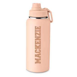 GARRAFA ACO INOX TERMICA ROSA