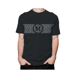 CAMISETA PRETA/BRANCA