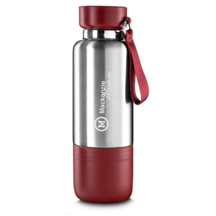 GARRAFA INOX TERMICA C/ALCA VERMELHA - ALUMNI 