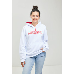 MOLETOM CANGURU MACKENZIE BRANCO